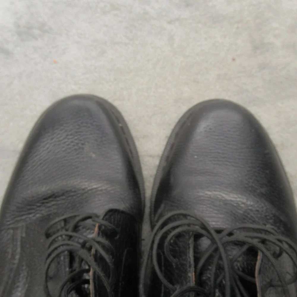 Dr Martens Unisex Shoes M10 W11 Black Leather Lace Up‎ Combat Eldritch Boots